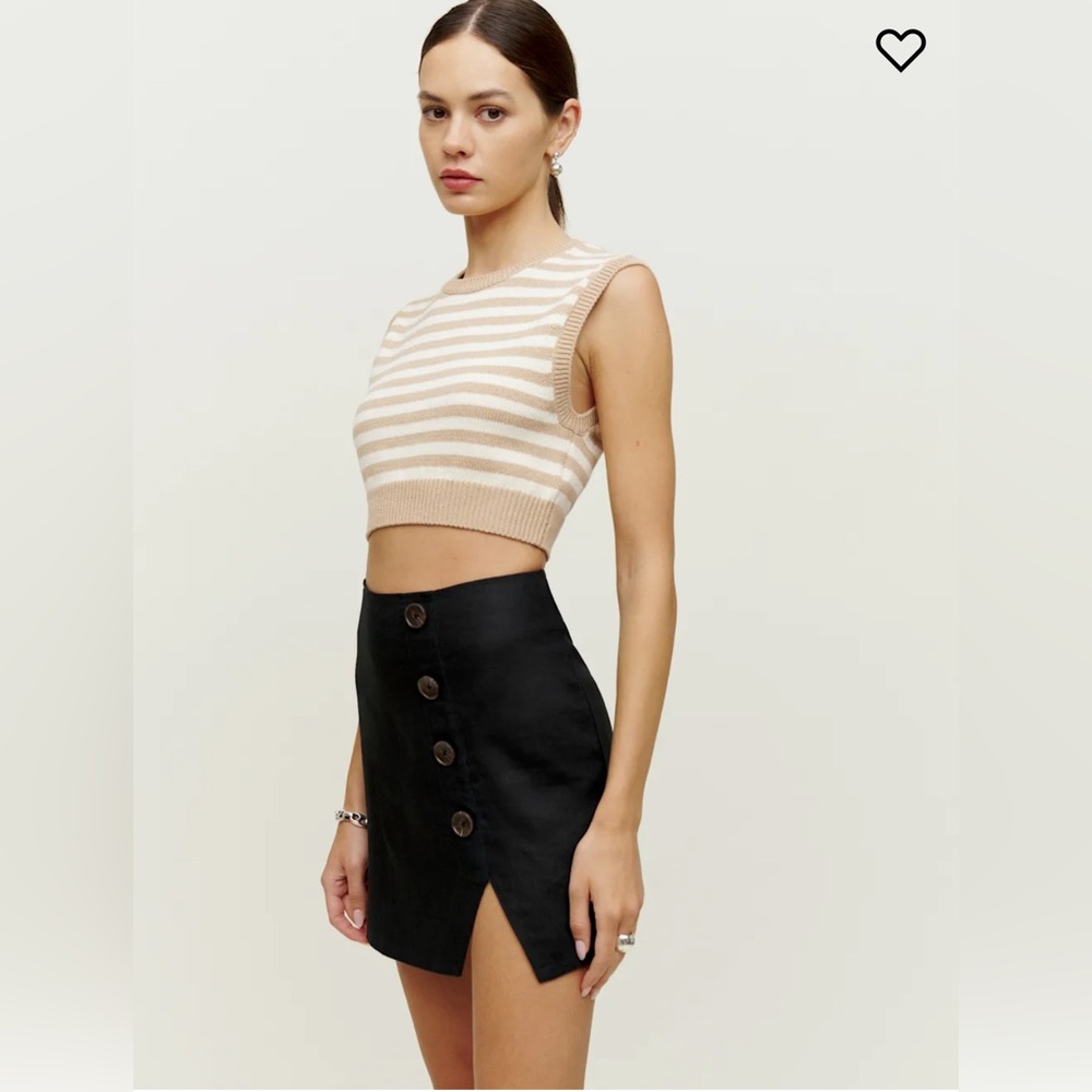 Reformation Taylor Linen Skirt